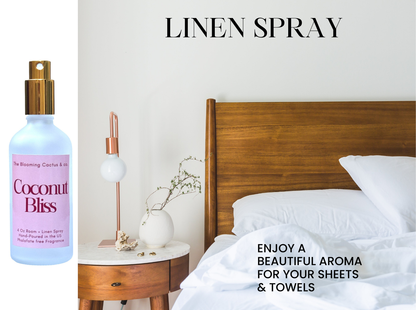 Room Spray - Air Freshener - Odor Eliminator - Car Air Freshener - Home Spray - Linen Spray - Fabric Refresher - Mist Hand Poured - Made in USA |Fleur D’Oranger