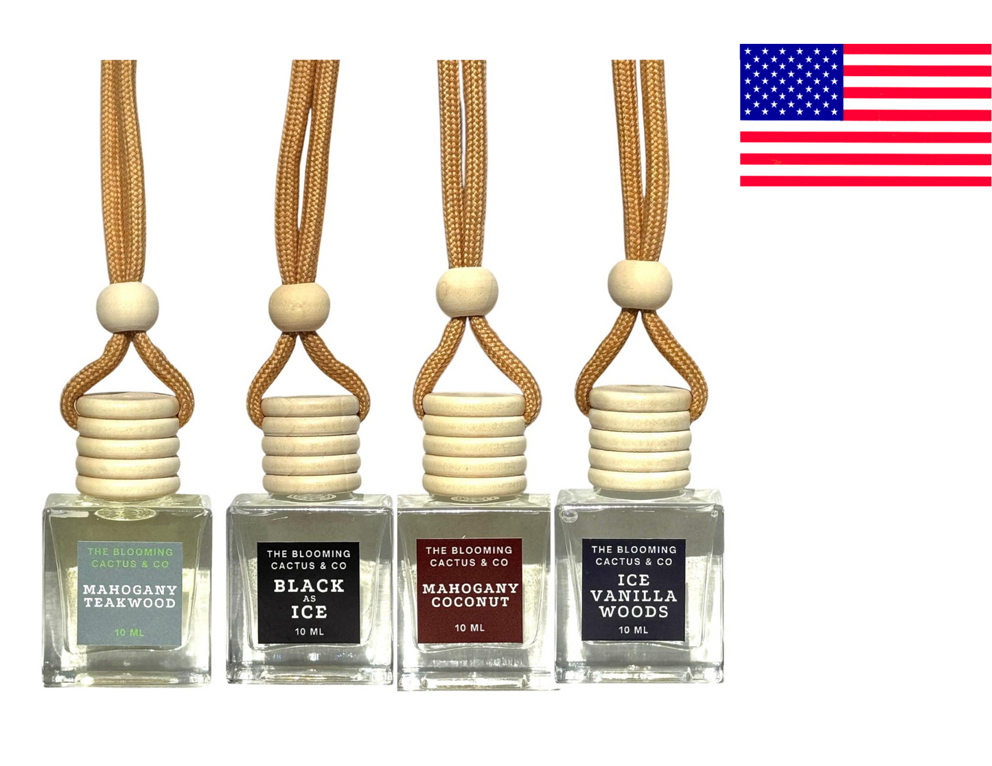 4 Pack Air fresheners | Long lasting car air fresheners, Hand-made in USA