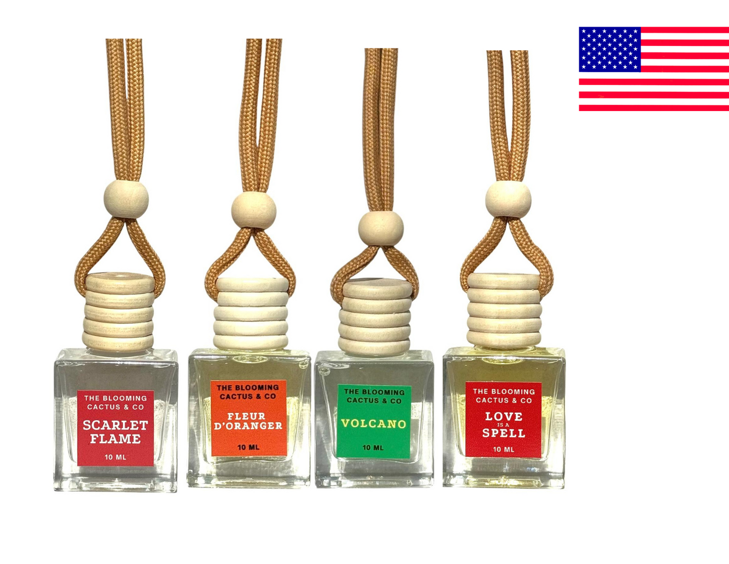 4 Pack Air fresheners | Long lasting car air fresheners, Hand-made in USA