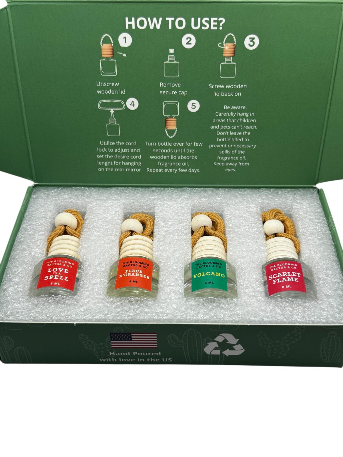 4 Pack Air fresheners | Long lasting car air fresheners, Hand-made in USA