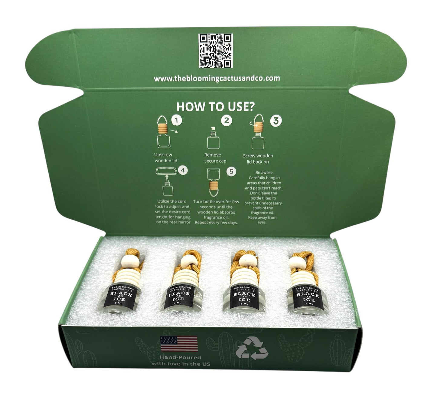 4 Pack Air fresheners | Long lasting car air fresheners, Hand-made in USA