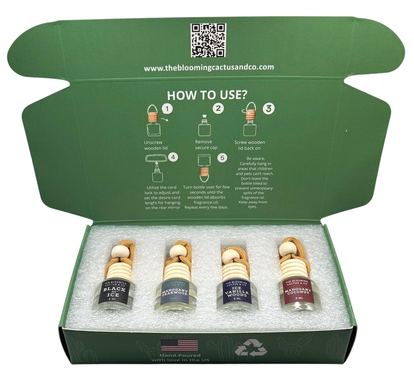 4 Pack Air fresheners | Long lasting car air fresheners, Hand-made in USA