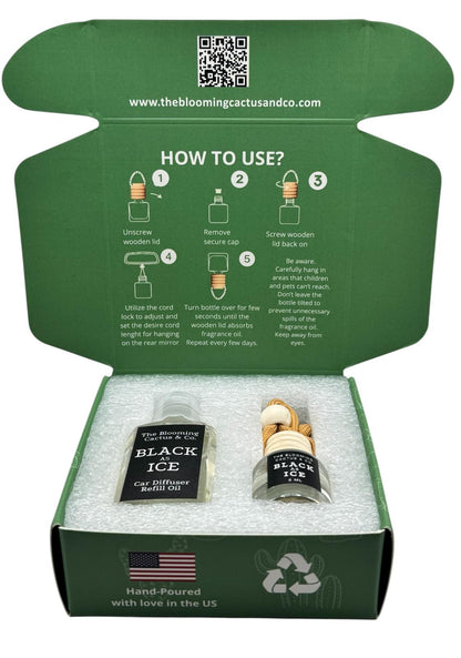 8 ml Car Air Freshener with 1 Oz Refill included