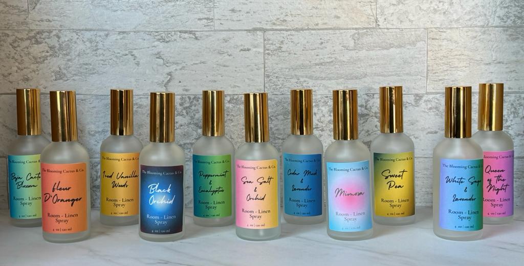 Room - Linen Spray 4 oz | 120 ml | Sea salt & Orchid.