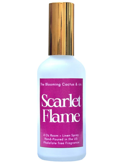 Room Spray - Air Freshener - Odor Eliminator - Car Air Freshener - Home Spray - Linen Spray - Fabric Refresher - Mist Hand Poured - Made in USA| Scarlet Flame.