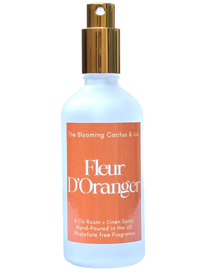 Room Spray - Air Freshener - Odor Eliminator - Car Air Freshener - Home Spray - Linen Spray - Fabric Refresher - Mist Hand Poured - Made in USA |Fleur D’Oranger