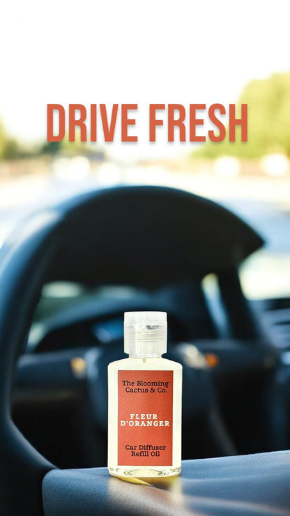 8 ml Car Air Freshener with 1 Oz Refill included