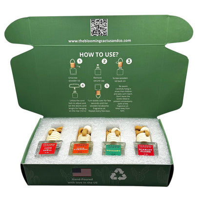 4 Pack Air fresheners | Long lasting car air fresheners, Hand-made in USA